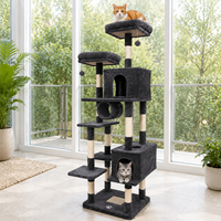 Tour pour chat multi-niveaux en bois, fermée, vente en gros du fabricant