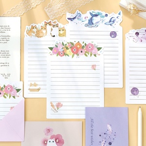 Custom Design Flower <strong>Letter</strong> <strong>Writing</strong> Paper <strong>Set</strong> with Envelopes Lovely Stationery Gift <strong>Set</strong> for School Office and Personal Use - Product Image 2