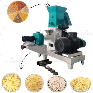 Máquina para hacer hojaldre de grano de grado industrial Rizos de maíz inflado Kurkur Máquina de extrusión de aperitivos de maíz Máquina para hacer hojaldre de maíz - Product Image 3