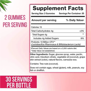 Probióticos en Gomitas OEM para Mujeres, Apoyo Digestivo e Inmunológico, <span class=keywords><strong>Flora</strong></span> Vaginal Equilibrada, Suplemento Enzimático para la Salud Femenina - Product Image 6