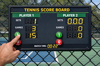 Tableau d'affichage LED sans fil avec écran pour sites sportifs - Affiche numérique OEM