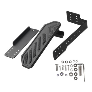 Left <b>Footrest</b> Pedal Gladiator Style Metal For Jeep Wrangler JL JT 2007-2023 - Product Image 3
