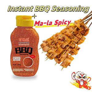 Vente directe d'usine Poudre BBQ épicée Ma-La Mélange d'épices Assaisonnement Bouteille de 280g Qualité supérieure Poulet frit Brochettes <span class=keywords><strong>Viande</strong></span> grillée Crue - Product Image 2