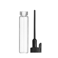 Flacon de testeur de parfum rechargeable ambre clair 1ml 2ml 3ml flacon d'échantillon de parfum vide mini bouteille en verre portable