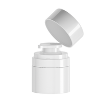 Pot pompe airless de luxe 50g en PP avec tête bec de canard, vide et rechargeable, pour crème de soin, avec impression de logo personnalisée