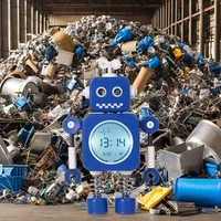 Cadeau Nouveau Robot Horloge Numérique Enfants Cartoon Réveil Garçons et Filles Électronique Réveil Créatif