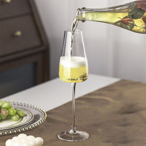 CnGlass fait à la main cristal verre à vin tasse de haute qualité sans plomb flûte à <span class=keywords><strong>Champagne</strong></span> gobelet pour mariages et fêtes - Product Image 4