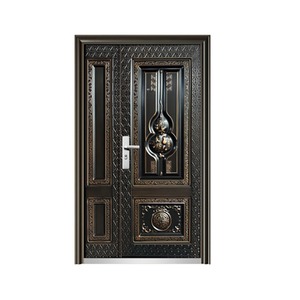 Porte de sécurité Sofia gris foncé anti-effraction à ouverture manuelle complète pour entrée de maison - Product Image 3