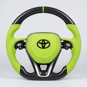 <span class=keywords><strong>พวงมาลัย</strong></span>คาร์บอนไฟเบอร์แท้แบบกำหนดเองสำหรับ <span class=keywords><strong>Toyota</strong></span> Camry <span class=keywords><strong>พวงมาลัย</strong></span>สปอร์ตอะไหล่ทดแทน - Product Image 1