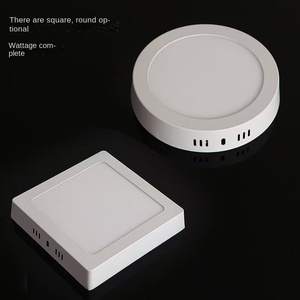 Lámpara de Panel LED Redonda de Superficie para Techo, 12W 18W, Iluminación Comercial Interior, Fabricada en China - Product Image 3
