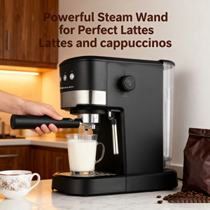 Máy pha cà phê cầm tay bán tự động cao áp 15 bar, dễ vệ sinh, tạo bọt sữa, pha cà phê <span class=keywords><strong>cappuccino</strong></span>, mẫu mới 2025 - Product Image 6