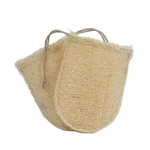 Sac à savon en loofah naturel fait main, forme ovale épaissie, maille exfoliante pour le nettoyage du visage - Product Image 6