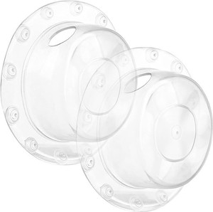 Cubierta de drenaje de desbordamiento de baño sin fondo para bañera, Spa y accesorios de baño, bloque de drenaje, tapón de agua, baño de 6,1 "de diámetro transparente - Product Image 3