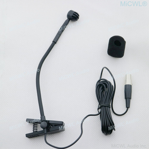 Nuevo micrófono de instrumento de música de saxofón PG98 XLR Mini 3Pin para AK <span class=keywords><strong>Samso</strong></span> inalámbrico BeltPack transmisor grabación micrófono cardioide - Product Image 5