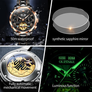 <span class=keywords><strong>OUPINKE</strong></span> 3236 prêt à expédier montres mécaniques pour hommes automatique meilleure marque qualité poignet haute qualité montre à la mode - Product Image 5