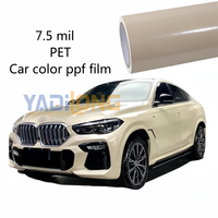 1.52*18m PET Auto Body Paint Kaki Brillant Finition Vinyle Film Anti-Rayures Auto-Adhésif et Changement de Couleur Film pour Voitures Moto