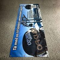 Bannière en vinyle durable pour l'extérieur avec impression personnalisée pour la promotion d'événements et la publicité extérieure à grande échelle