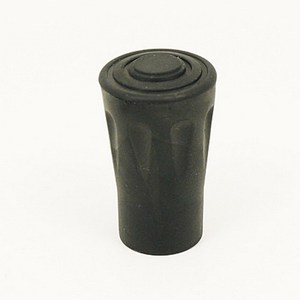 Couvre-pointe de bâton de trekking en caoutchouc noir 40 mm, accessoire pour bâton de randonnée - Product Image 3