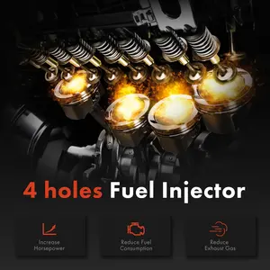 8 injecteurs de carburant pour Jeep Grand Cherokee pour Dodge <span class=keywords><strong>Ram</strong></span> <span class=keywords><strong>1500</strong></span> <span class=keywords><strong>2001</strong></span> 2007 4.7L <span class=keywords><strong>V8</strong></span> 82211149 0280155849 - Product Image 3