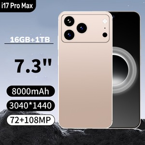 I17 <span class=keywords><strong>Pro</strong></span> Max 2025 New 5G Điện Thoại 12GB RAM 512GB Lưu Trữ 108MP Siêu Máy Ảnh 6.8 Inch Hiển Thị Nhanh Chóng Sạc Toàn Cầu Hot Mô Hình - Product Image 1