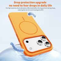 Coque de téléphone en TPU PC avec chargement magnétique sans fil et protection antichoc pour iPhone 14-17, fabricant OEM ODM Chine