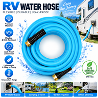 Tuyau d'eau flexible haute pression 4 couches 3/4'' 50m pour camping-car, fabriqué en Chine