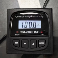 Controlador de Conductividad Eléctrica Compacto SUNHO EC5850, Sonda de Sensor de Conductividad Digital, Medidor de TDS EC, Protección IP55, 1 Año de Garantía
