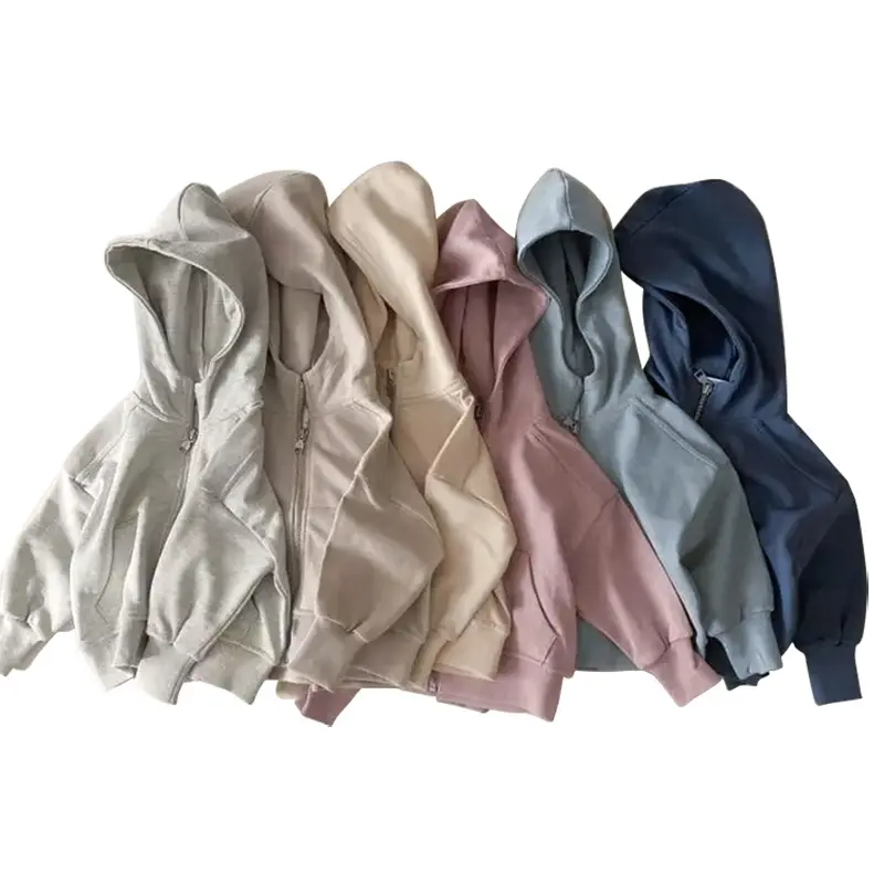 2023 spring Korean children's clothing baby children's hooded casual zipper cotton sweater coat boy's cardigan girl's coat