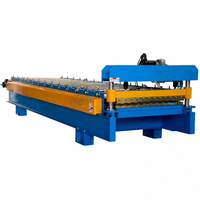 Nouvelle machine de formage de tuiles en acier coloré monocouche, double couche, triple couche, pour panneaux de tuiles émaillées, avec moteur à rouleaux et roulement