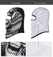 Masque de Protection faciale complète, dispositif de Ski tactique, cagoule pour hommes et femmes, avec Protection contre les UV, crâne, Halloween Cosplay, ghost crâne,, UPF50 +