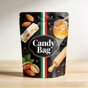 Saco Holográfico Personalizado de 3,5g à Prova de Cheiro, Irregular, Único, Cortado Especialmente, Reutilizável para Gummies e Comestíveis para Máscaras Faciais - Product Image 1