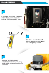 Amoladora <span class=keywords><strong>de</strong></span> Concreto Personalizada con Velocidad Ajustable, Motor <span class=keywords><strong>de</strong></span> Engranajes <span class=keywords><strong>de</strong></span> Grado Industrial, Nueva Condición - Product Image 2