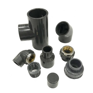 Quality assured White grey plumbing pvc pipe fittings price