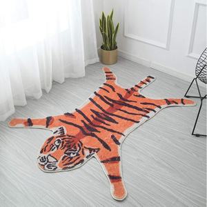 Tappeti Soggiorno Shaggy Forma di Tigre Tappeti Camera Da Letto Tradizionale Per La Casa Tappeti - Product Image 4