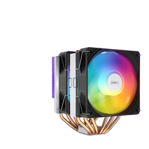 Enfriador de CPU Yajun X800, Refrigeración por Aire, Seis Tubos de Cobre, Doble Torre, Silencioso 25dBA, LED Multicolor, 66.17CFM, Rodamiento de Aleación - Product Image 1