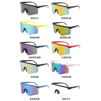 Lunettes de sport coupe-vent 2025, lunettes de soleil Viper, lunettes de sport tendance pour hommes, lentille monobloc, lunettes personnalisées, lunettes personnalisées