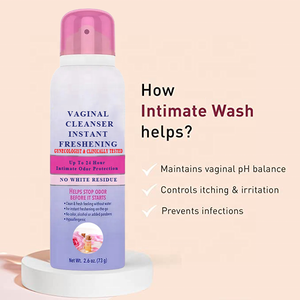 Espray de <span class=keywords><strong>desodorante</strong></span> hipoalergénico para mujeres, <span class=keywords><strong>desodorante</strong></span> para lavar en seco, con protección de olores íntimos de hasta 24 horas, con etiqueta privada - Product Image 2