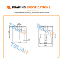 Faible quantité minimale de commande 6 broches support conducteur TLS5603-T borne de soudage en laiton étamé 100A haute qualité Durable M5 Pcb borne à vis