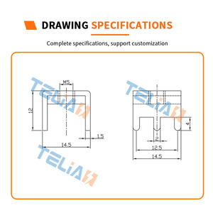 100A Chất lượng cao bền M5 PCB vít thiết bị đầu cuối moq thấp 6 pins dẫn điện khung TLS5603-T thiếc mạ đồng hàn thiết bị đầu cuối - Product Image 4