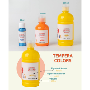 Vernice Tempera per bambini <span class=keywords><strong>12</strong></span> colori lavabile Tempera vernice per bambini Tempera Non tossico 500ml bottiglie regalo - Product Image 2