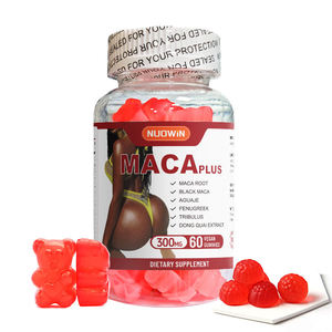 Maca Premium pour des Fesses plus Volumineuses, Complément Naturel en Gommes pour Femmes, Soutien aux Courbes Fermes et Rondes, Végétalien - Product Image 1