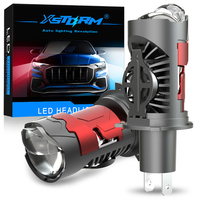 Nouveauté 12V 110W Plug and Play Mini H4 double lentille Led projecteur lentille voiture phare ampoules Auto lampes