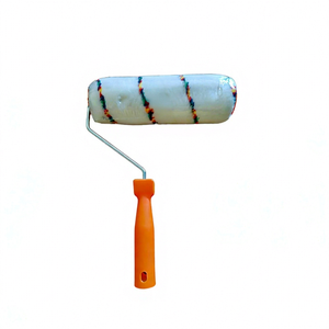 Rullo in Plastica Grigio-Rosso Moderno per Murales e Decorazioni Domestiche - Product Image 1