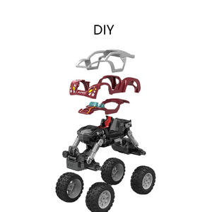 Kids Assembling And Disassembling DIY Learning Stem Car Toys Plastic+Alloy Toy Car Assembly Kit For Brain Development
