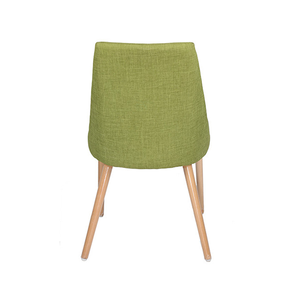 Offre Spéciale pas cher salle à manger café restaurant en bois jambe chaise en tissu en gros - Product Image 1