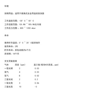 เซ็นเซอร์ตรวจจับก๊าซไฮโดรเจนซัลไฟด์แบบอิเล็กโทรเคมี รุ่น 4H2S-A ยี่ห้อ Maoyuan Measurement Control ช่วงการตรวจจับ 0-5 ppm ในบรรยากาศ - Product Image 2