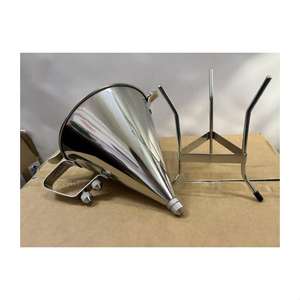 Distributeur de pâte à crêpes de cuisine en acier inoxydable SUNMAX avec support Entonnoir à piston de confiserie Pastr - Product Image 5