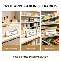 Support de porte-étiquettes de prix avec carte insérable remplaçable pour boutique