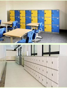 Bền Phòng Tập Thể Dục Tủ Khóa Với 12 Cửa ABS Nhựa Không Thấm Nước Ngoài Trời Lưu Trữ Tủ Giá Thấp Hồ Bơi Tổ Chức Với Khóa Điện Tử - Product Image 5