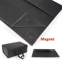 Boîte pliante personnalisée en carton recyclable, boîte magnétique rigide plate de luxe, boîte de rangement magnétique pliante en carton pour cadeaux